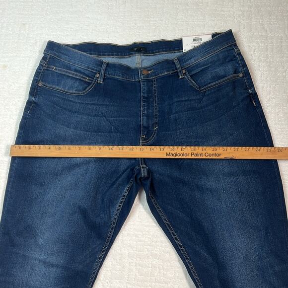 New! Alfani Straight Leg medium wash stretch blue jeans 40x32 - Picture 4 of 11